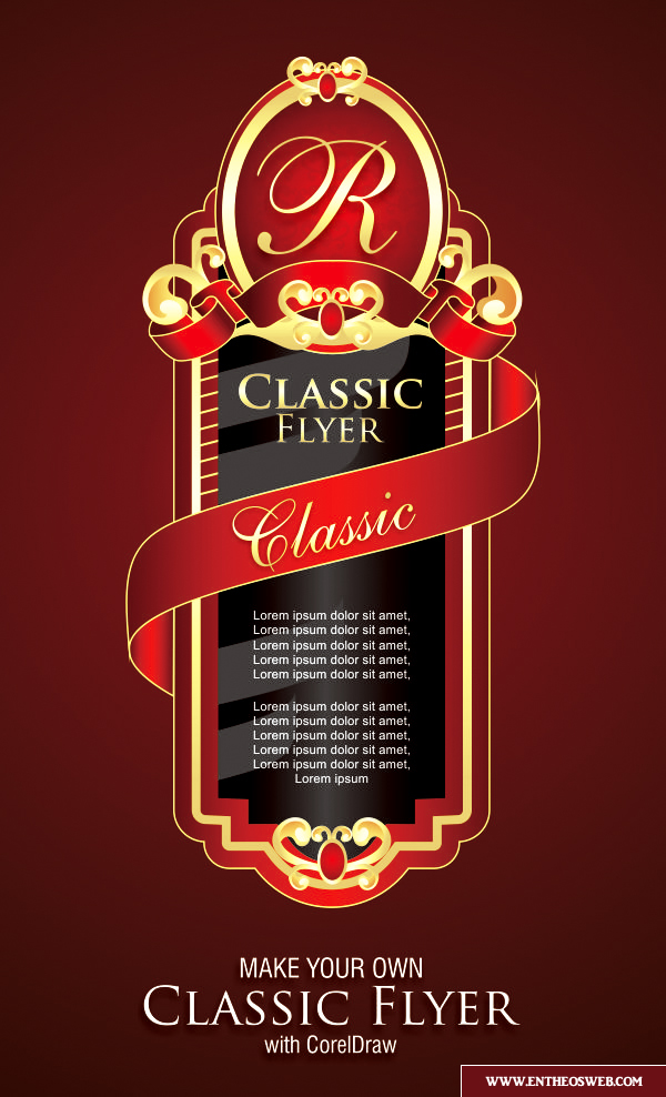 Classic Flyer Design in Corel Draw